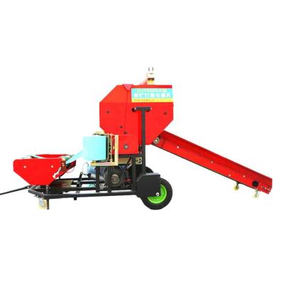 China Hay Rice Wheat Straw Bale Silage Baler Silage Packing Grass Machine Agriculture Machinery Baler For Sale for sale