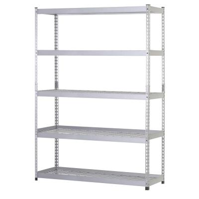 China Corrosion Protection HEDA Easy-Install Metal Adjustable Rack Plant Shelf Storage 5 Layers for sale