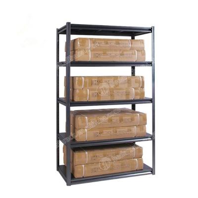 China Corrosion Protection Boltless Steel Metal Storage Rack Black Malaysia for sale