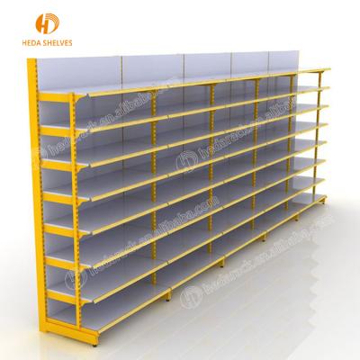 China Hot Double Sided Single Sided Supermarket Super Popular Multi Shelf Case Store Rack For Sale for sale