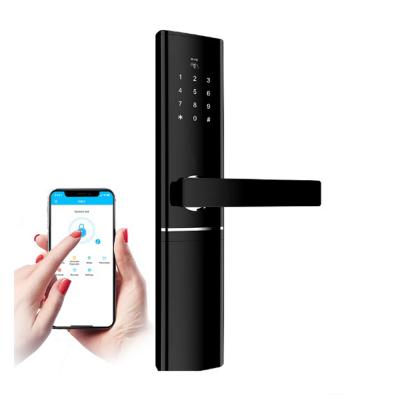 China Smart New Wifi Apartment App Digital Electronic Biometric Fingerprint Password Code Door Locker Lock Keyless for sale