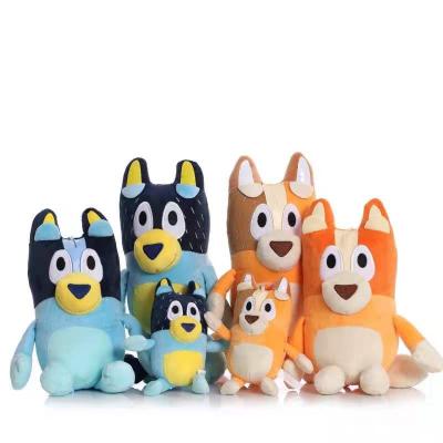 China Gift Cartoon Anime Dog Family Plush Toys Doll Stuffed Dog Animal Toys OEM Customized for sale