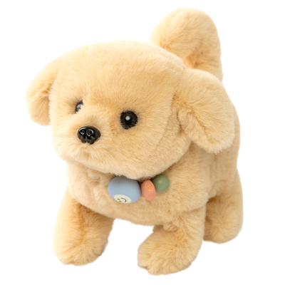 China New Gift Electric Plush Toy Dog Walks And Calls Stuffed Rolls And Dances Plush Toy for sale