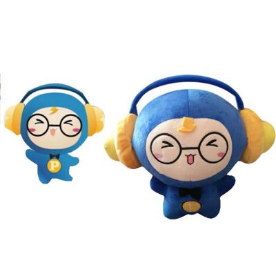 China Hot Selling OEM Funny Odd Plushies Custom Cute Plush Toy Music Talking Soft Doll Stuffed Toy for sale