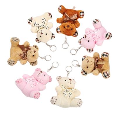 China Promotion Gifts Or Custom Make Plush Toy Kawaii Mini Style Animal Dog Stuffed Key Chain Doll Toys for sale