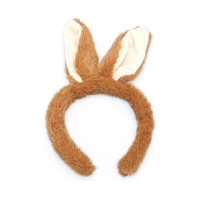 China Plush Customized Cute Rabbit Ears Plush Toy Soft Hairpin Toy For Children High Quality for sale