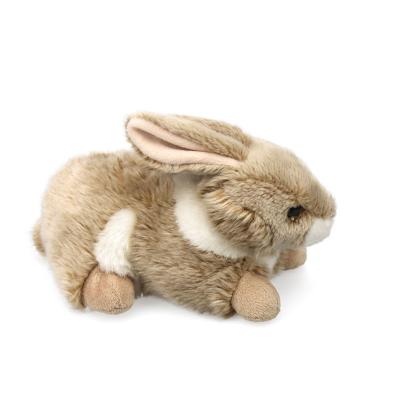 China New Handmade Soft Rabbit Doll Stuffed Plush Khaki Pink Easter Bunny Toy For Kids for sale