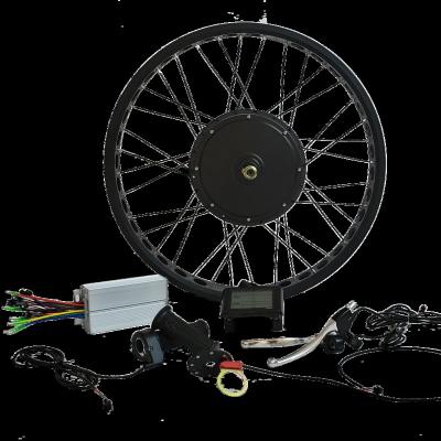 China 1500w electric bicycle rear hub motor 1500 watt ebike conversion kit for electric bike front 100mm/135mm rear for sale