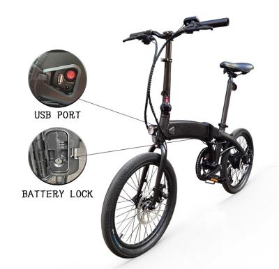 China Best Selling Customized Color 6 Speed ​​Electric Foldable Bike 36v 250w Electric Folding Bike 6 Speed ​​Aluminum Alloy 20 Inch Lithium Ion Battery Folding Ebike for sale