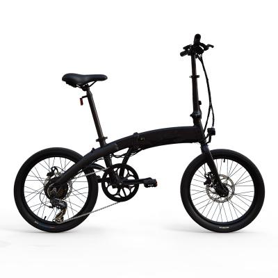 China Aluminum alloy high performance 250 watt rear drive electric bike 6 speed 20 inch wheel folding ebike with display for sale