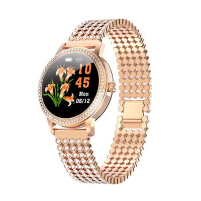 China 2020 New Arrival MP3 Playback IP68 Stainless Steel Waterproof Women's Smart Watch Heart Rate Blood Pressure Monitor Sport Smartwatch zu verkaufen