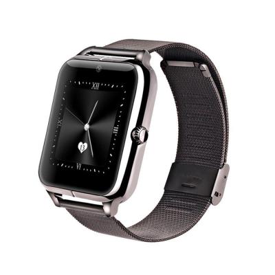 China 2019 High Quality Steel Smart Watch Z60 Full Metal Touch Screen Wrist Smartwatch Support SIM/TF Card With Camera for sale