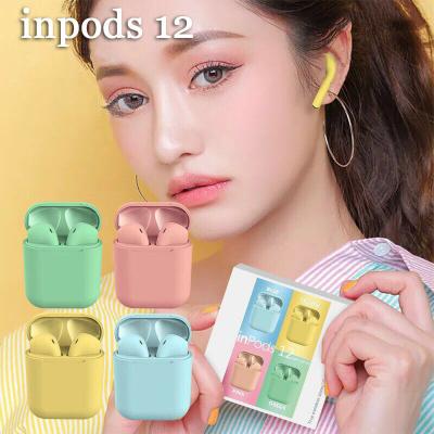 China 2019 Latest Binaural Inpods12 Earphone Inpods12 tws 2019 Stereo Earphone In-ear V5.0 headsets support IOS/Android for sale