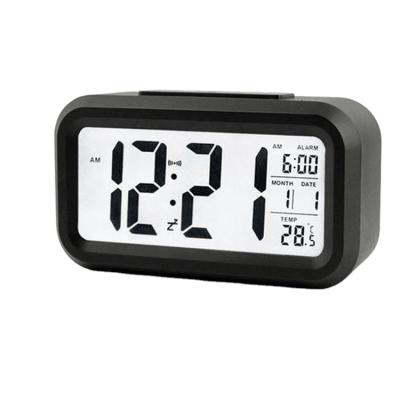 China Antique Style Rechargeable models silent snooze electronic intelligent luminous creative student digital alarm clock for sale