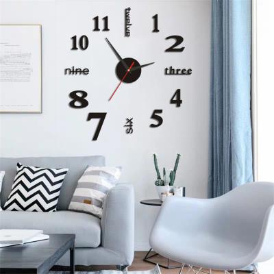 China Antique Style Perforation-free wall clock home living room bedroom decorative silent clock creative wall clock for sale