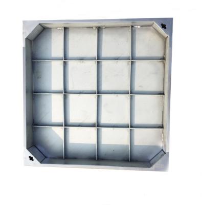 China Stainless steel /galvanized steel manhole cover recessed type cast iron galvanized steel manhole covers for sale