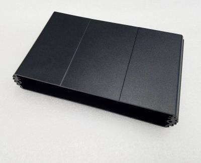 China Aluminum Heatsink Extrusion Heater Enclosures With Anodized Black for sale