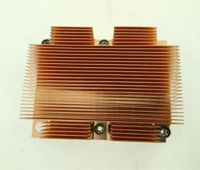 China Skived Computer Case Intel Skylake-E LGA3647 CPU Heatsink Copper 2017 / 1U/2U Aluminum CPU Cooler for sale