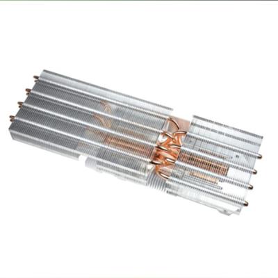 China Electrical Equipment Customized Cross Aluminum Fin With Copper Heat Pipe Heat Exchanger for sale