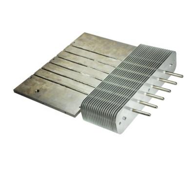 China Aluminum Radiator Heatsink With 6 Pcs Nickel Plating Heatpipe For Cooling Industrial Equipment for sale