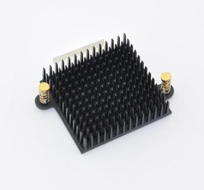 China Aluminum Heatsink Computer BGA Heatsink With Copper Push Pin for sale