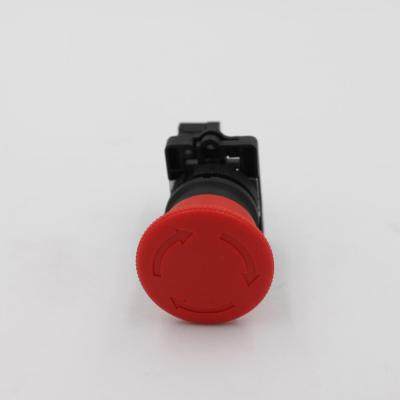 China 1NC 22mm Emergency Stop Switch Momentary Push Button XB2-ES542 with Mushroom Main Push Button Switch for sale