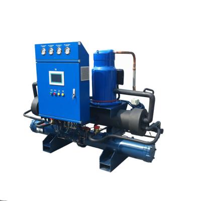 China 130KW Hotels 7 Degree Scroll Type Industrial Water Chiller for sale