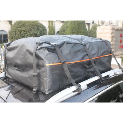 China Black Large Capacity Rooftop Cargo Bag Protects Against Grit / Sun / Wind Rooftop Cargo Bag for sale