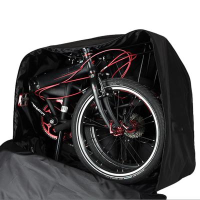 China 600D PVC Bike Carrier Bag 600D Waterproof PVC Bicycle Bag Folding Bike Bag for sale