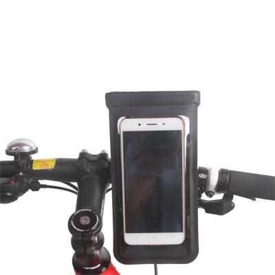 China Waterproof PVC Bicycle Handlebar Bag Bike Phone Bag for sale