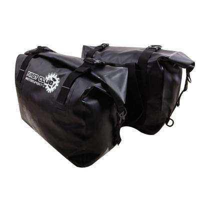 China TARPAULINE Waterproof Motorcycle Bag PVC Motorcycle Saddle Bag for sale