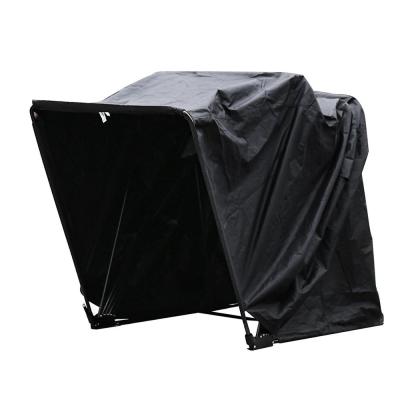 China Outdoor Metal Bike Shelter Motorcycle Scooter Motorcycle Storage Tent Motorcycle Packing Shed for sale