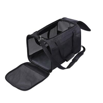 China Amazon Hot Seller Soft-Sided Dog Pet Carrier Stocked Airline Approved Pet Carrier Travel Portable Folding Pet Bag for sale