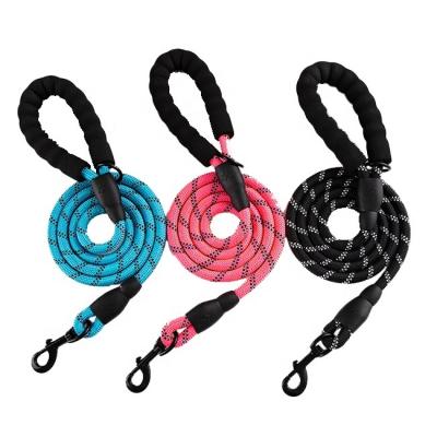 China BREAKOUT led retractable nylon dog leash operating parachute cord for sale for sale