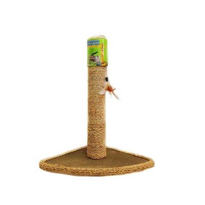 China Viable Custom Hot Sale Cat House Scratching Post Sisal Cat Scratcher Tree for sale