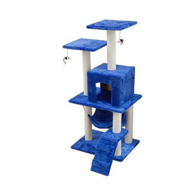 China Cat Tree House Large Luxury Viable Cat Tree With High Quality Indoor Play Platform for sale