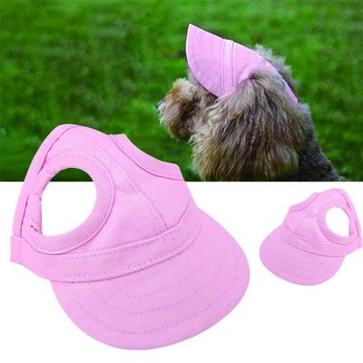 China Sustainable Factory Supplier Embroidery logo Printing Pet Baseball Hat Outdoor Running Dog Hat for sale