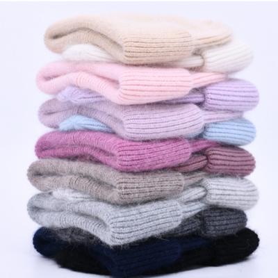 China Formal Customized Hot Sale Korean Style Design Winter Keep Warm Thick Knitted Hat for Woman for sale