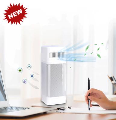 China Portable Genuine Mini Air Purifiers Household Hepa Filter Air Filter with Music Phone Speaker Charging for sale