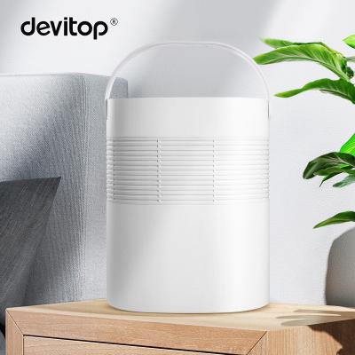 China 7 Color Water Tank Light Working Capacity Mini Dehumidifier 1L Large Capacity High Time Mode Best Low Noise For Bedroom Basement Cabinet for sale