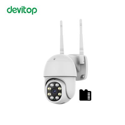 China Human Motion Tracking Devitop PTZ Mini Dome Camera Intelligent Outdoor Waterproof CCTV AI Camera for sale