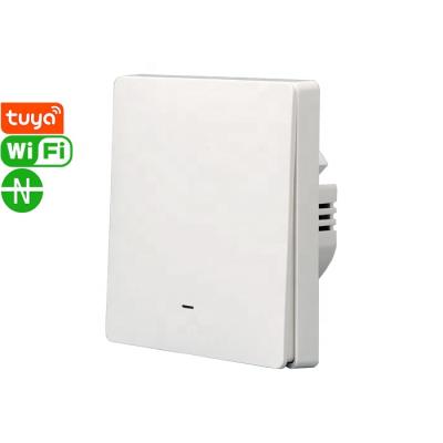 China UL94V-0 PC X801A-LG EU Standard Tuya Wi-Fi Smart Lno-Neutral Light Switch for sale