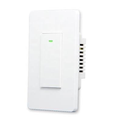 China UL94V-0 PC + X801S Tempered Glass Button US Standard Tuya Wi-Fi Smart Switch for sale