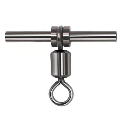 China Trident Pipe Fork Ring Brass Copper Coupler Trident T-Type Ring Fishing Swivel for sale