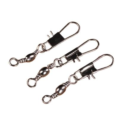 China Stainless Steel Barrel Swivel with Snap Bulk Fishing Tackle for sale