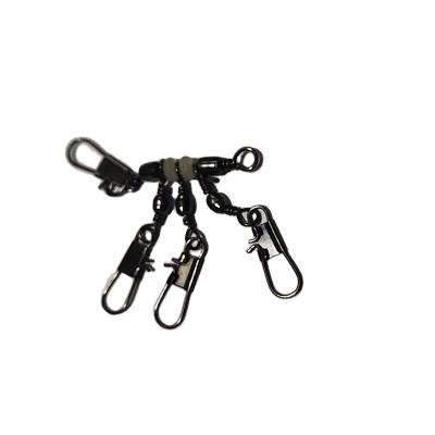 China Multiple Snap Stainless Steel Swivel Connector Stainless Steel Fishing Swivel for sale