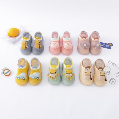 China Lightweight Newborn Baby Sock Shoes Infant Girls Moccasins Boy Non-silp Light Walkers First Indoor Slipper Toddler Shoes Socks for sale