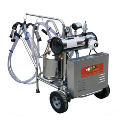 China Low Price Vacuum Pump Manual Mobile Cow Milking Machine for sale