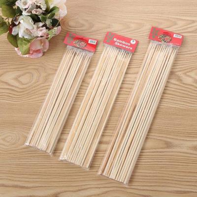 China Easily Cleaned 2021 High Quality Bamboo Barbecue Sticks Square Shape For Meat for sale