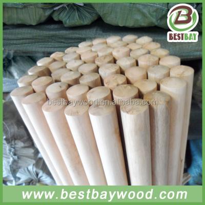 China 22mm Long Arched Diameter Broom Stick Brush Wooden Handle for sale